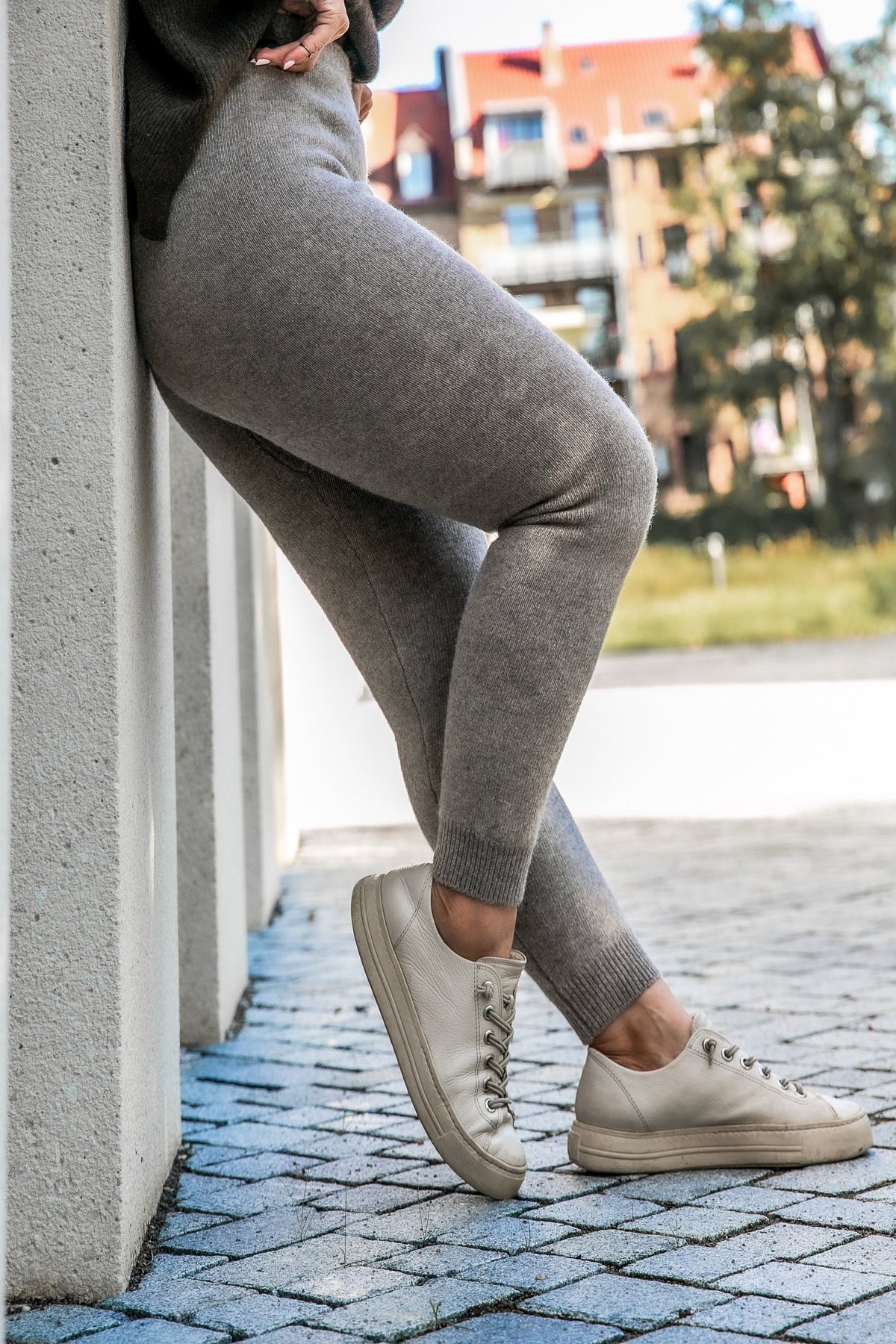 Warme Leggings aus reiner Yakwolle