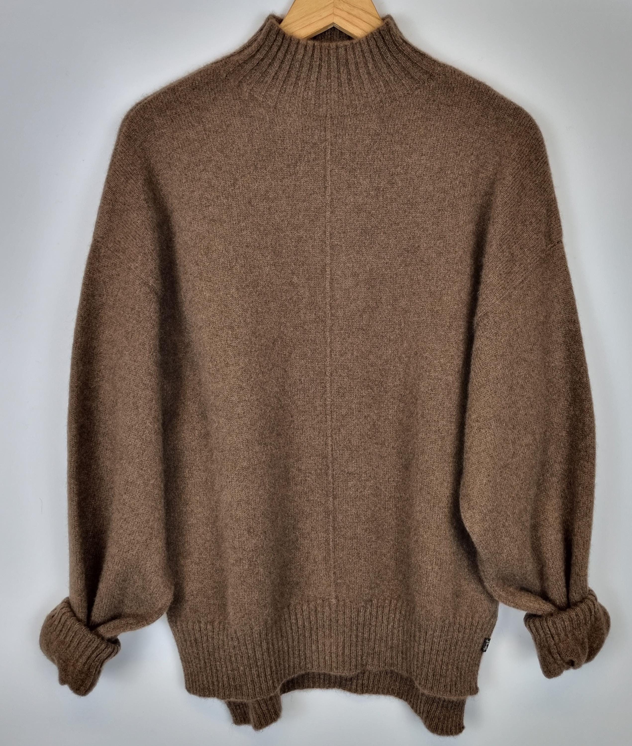 Stehkragenpullover aus reiner Yakwolle - Bild 2