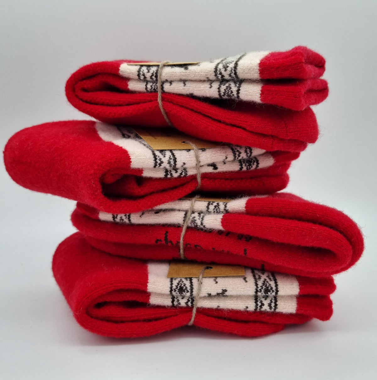 Warme Wollsocken aus Yakwolle – 4er Pack