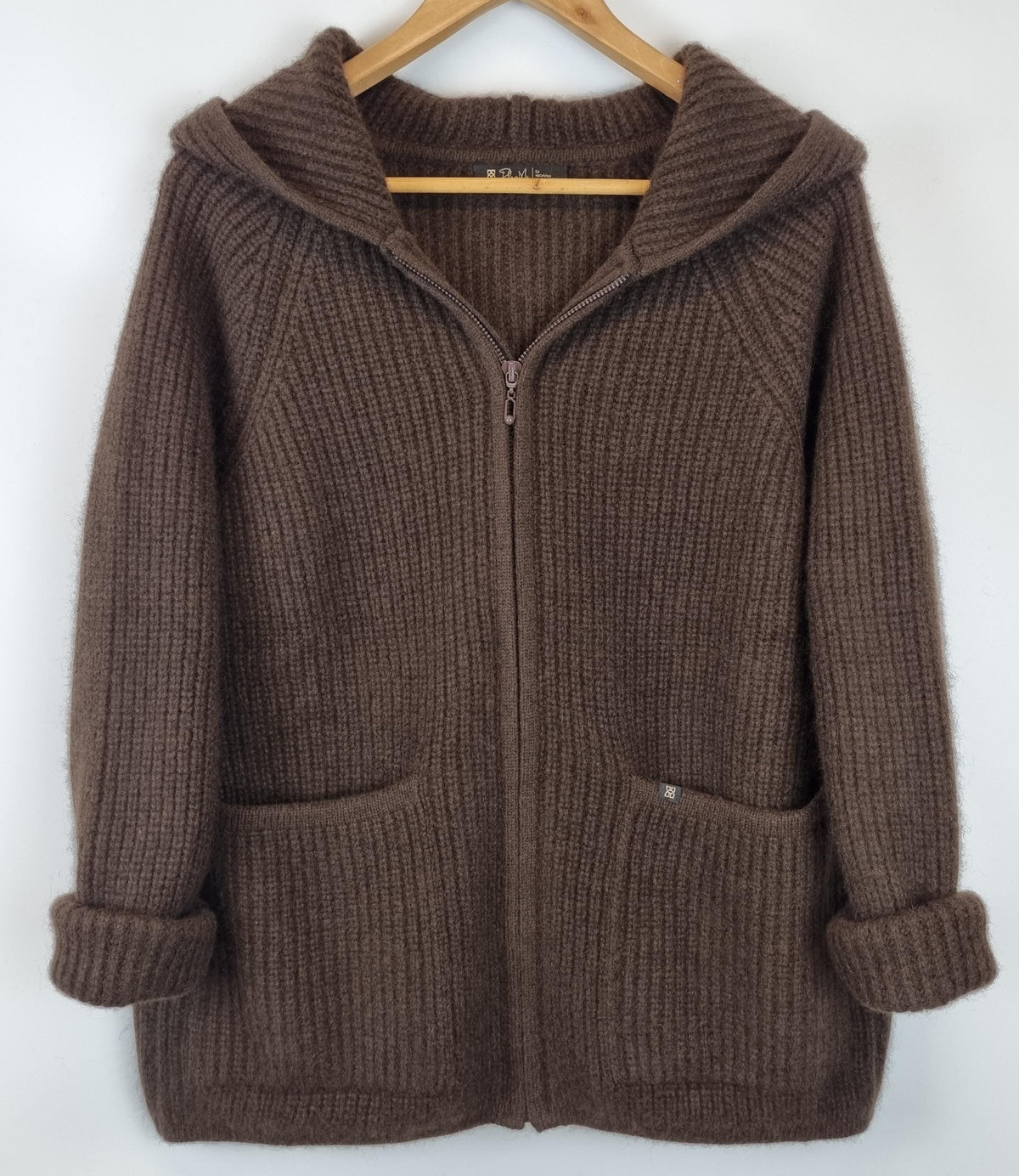 Dicke Strickjacke aus reiner Yakwolle - Bild 6