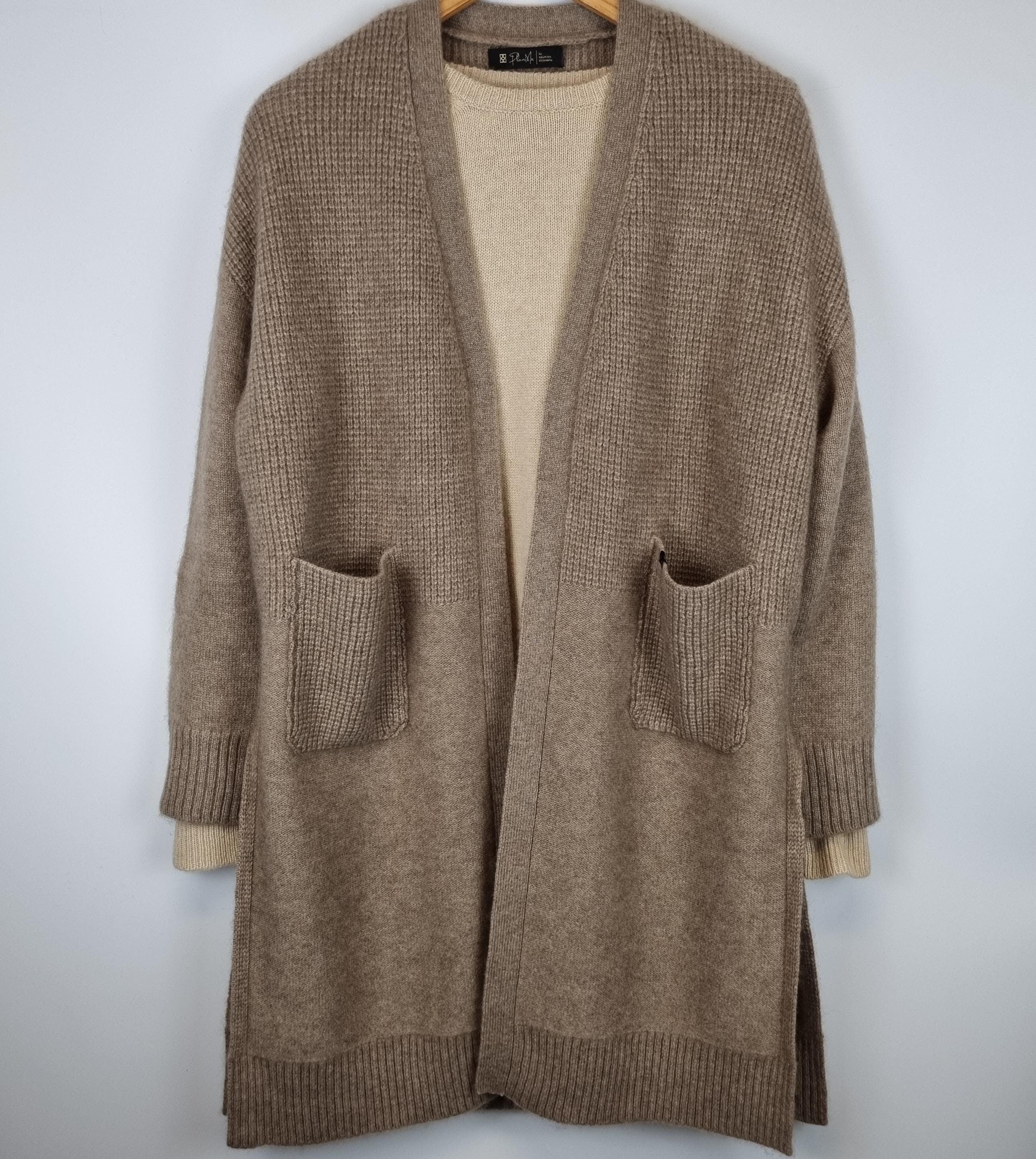 Halblanger Cardigan aus reiner Kaschmirwolle