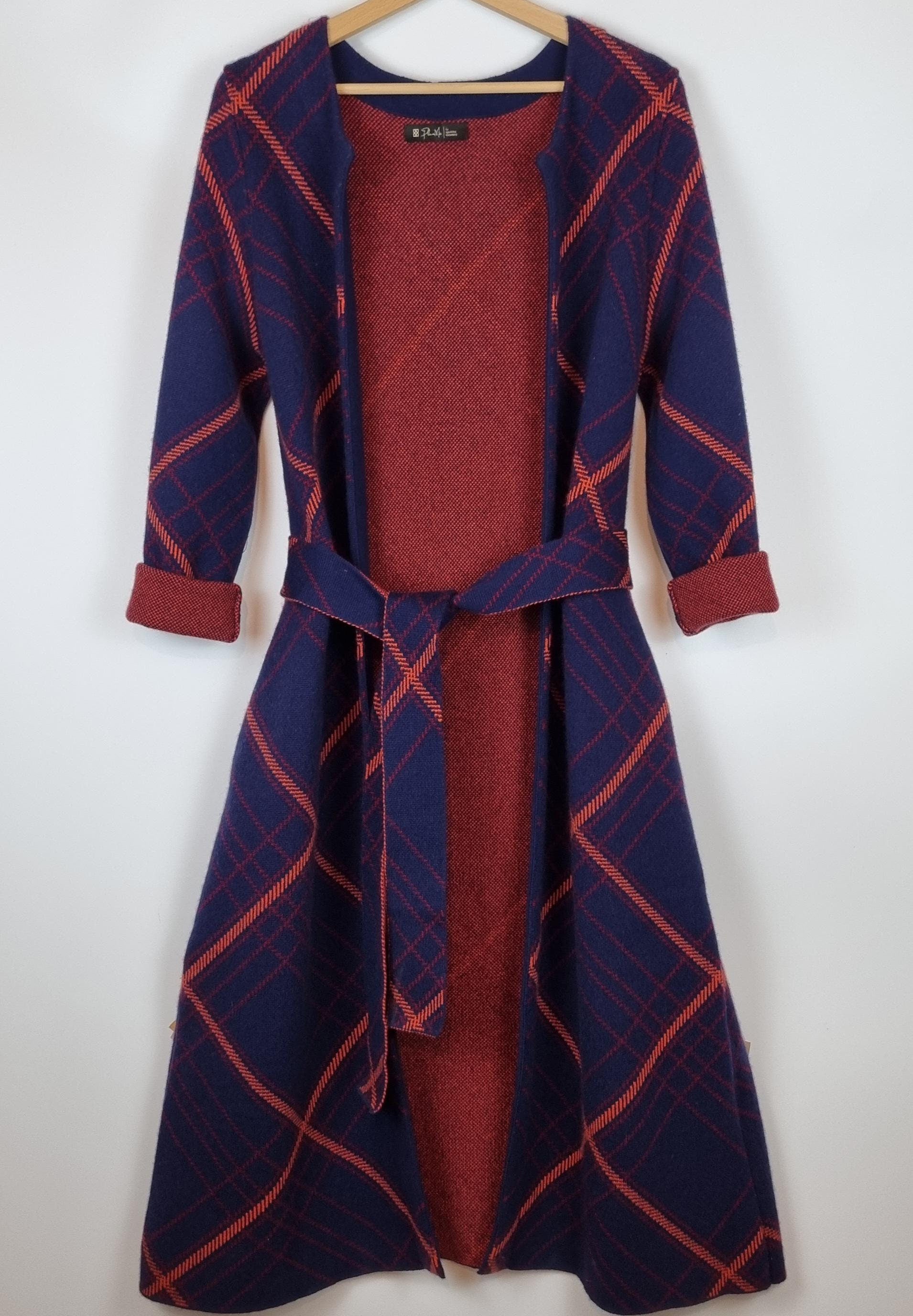 Eleganter Cardigan mit Muster aus reiner Kaschmirwolle