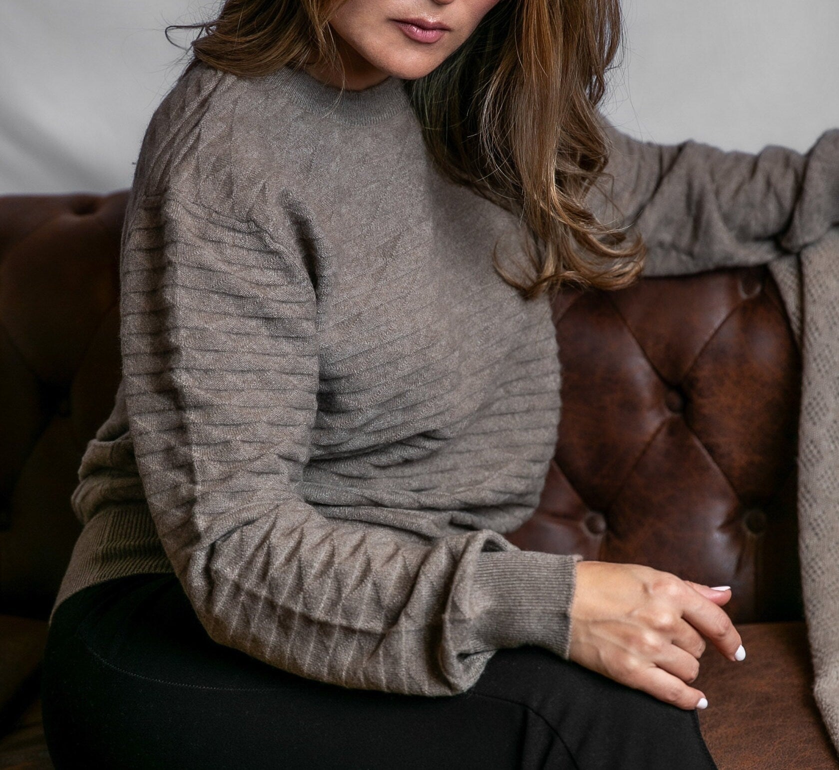 Hochwertiger Unisex-Pullover aus reiner Kaschmirwolle - Bild 7