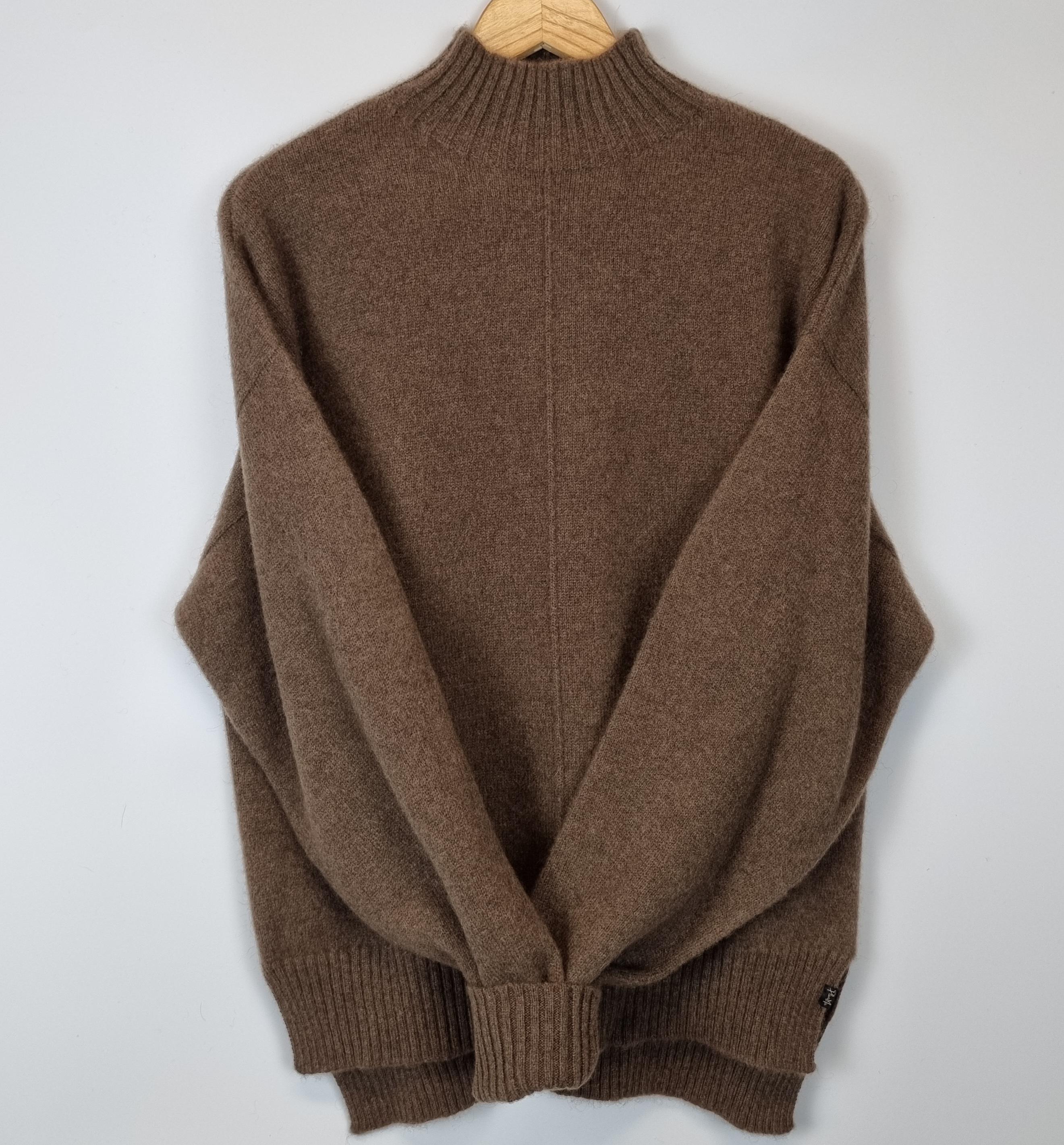 Stehkragenpullover aus reiner Yakwolle - Bild 3