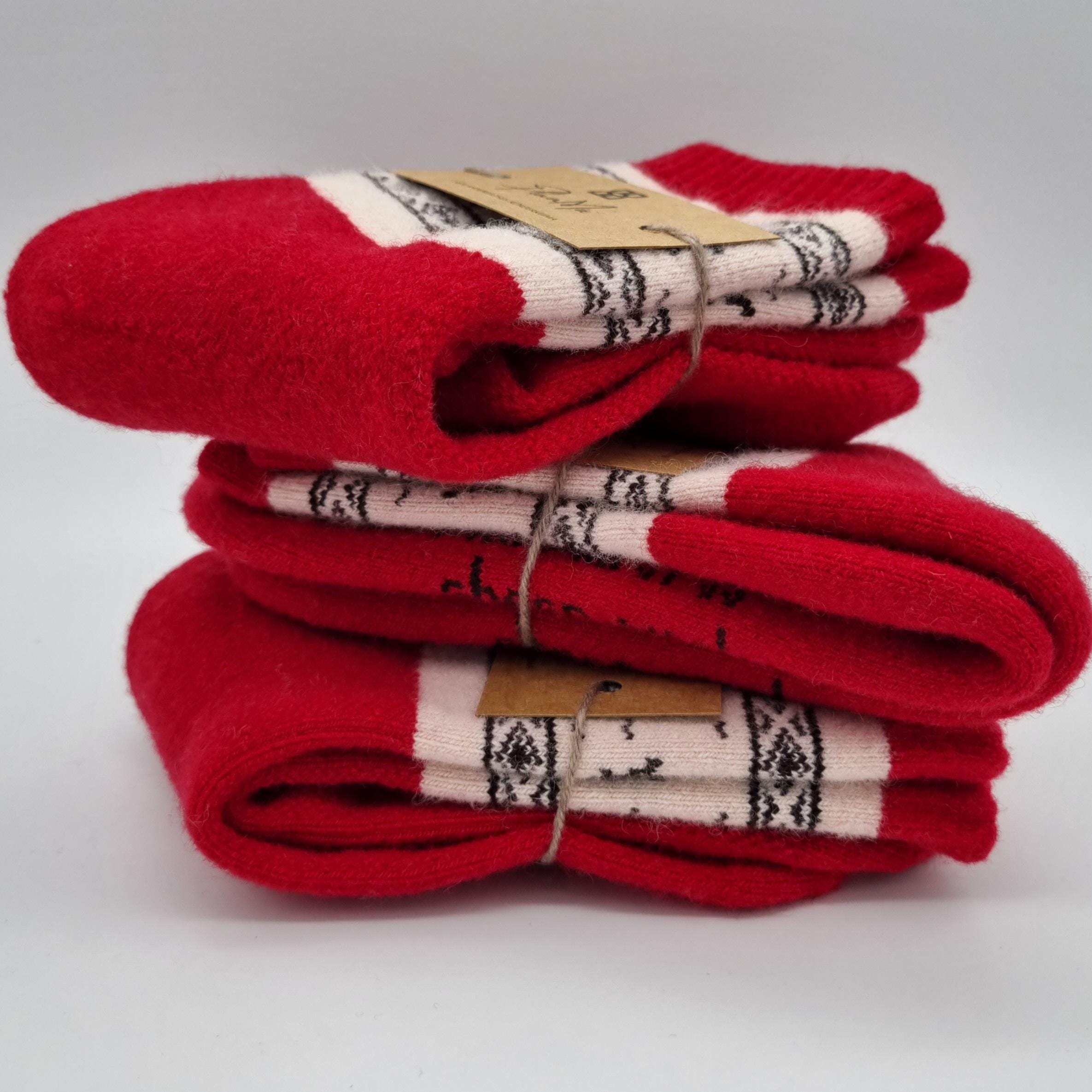 Warme Wollsocken aus Yakwolle – 3er Pack