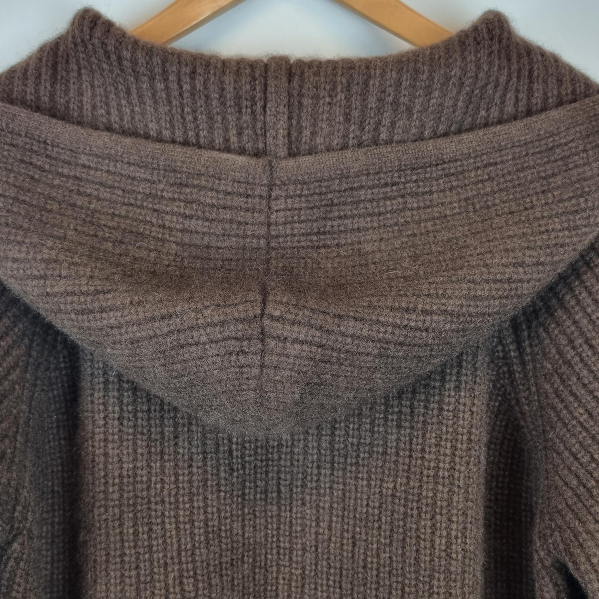 Dicke Strickjacke aus reiner Yakwolle - Bild 8