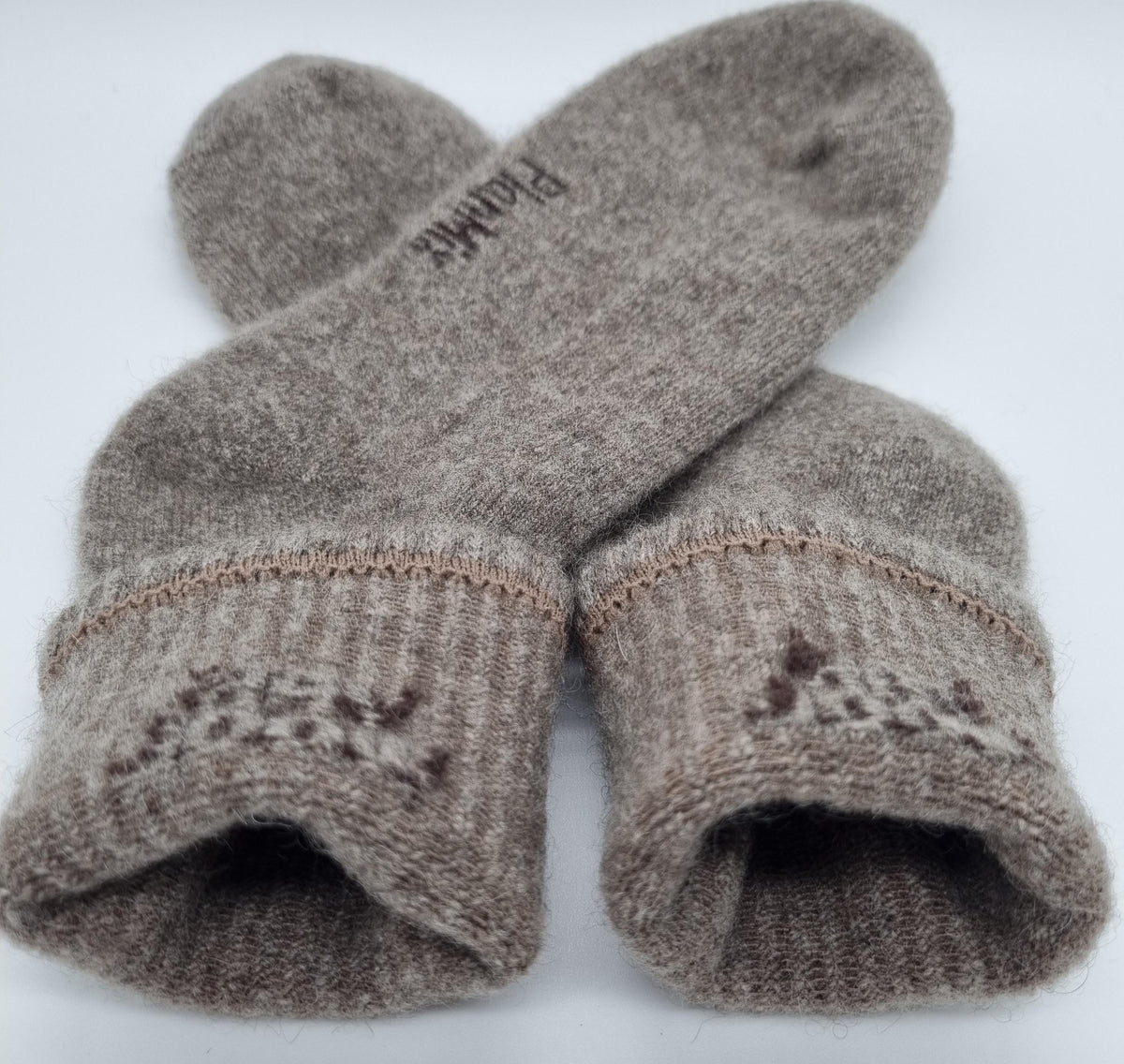 Warme Wollsocken mit Rippmuster aus Yakwolle – 2er Pack - Bild 5