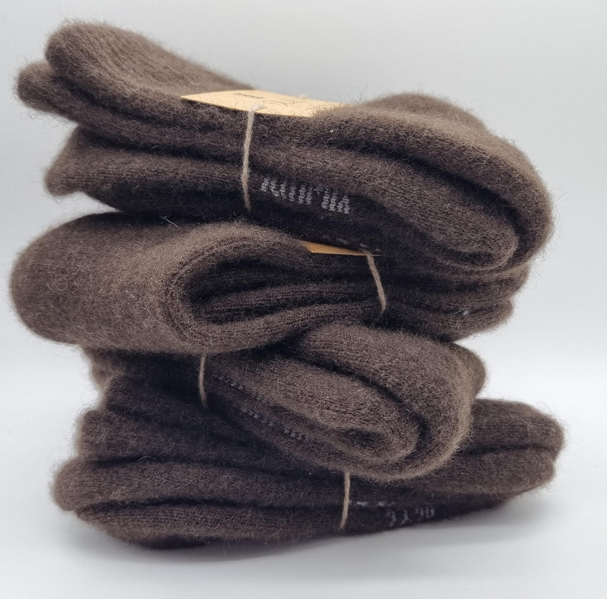 Warme Wollsocken mit dicker Sohle aus Yakwolle – 4er Pack