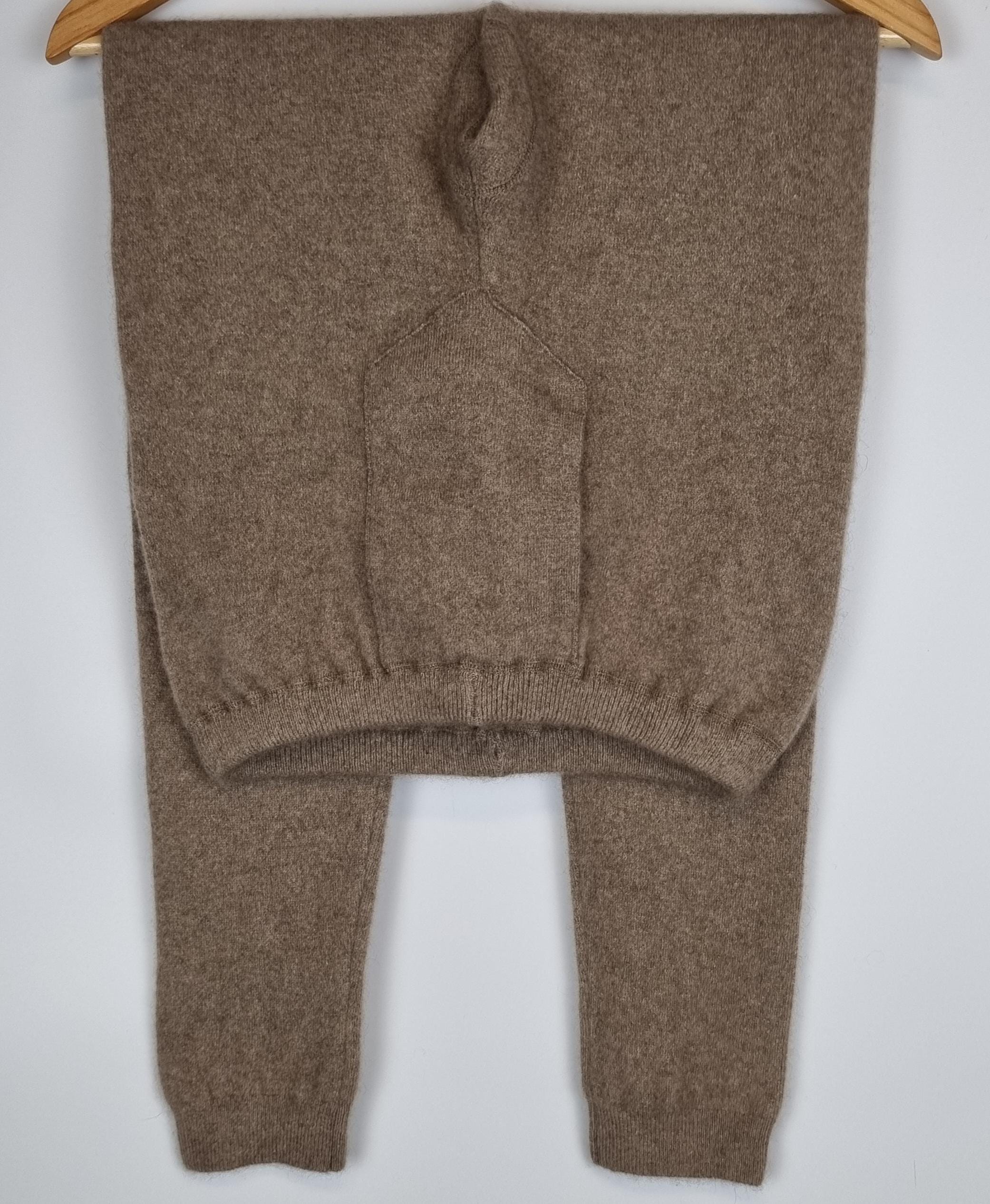 Warme Herrenleggings aus reiner Kaschmirwolle