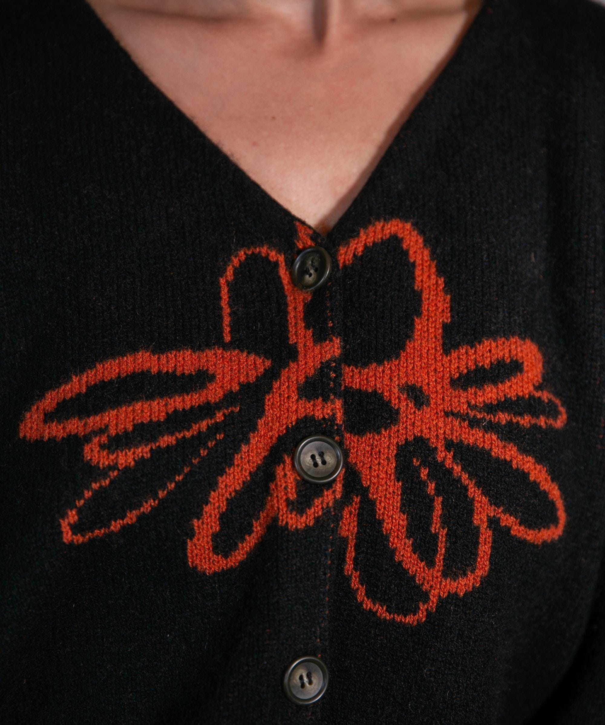 Stilvoller Pullover mit Muster aus reiner Kaschmirwolle - Bild 3