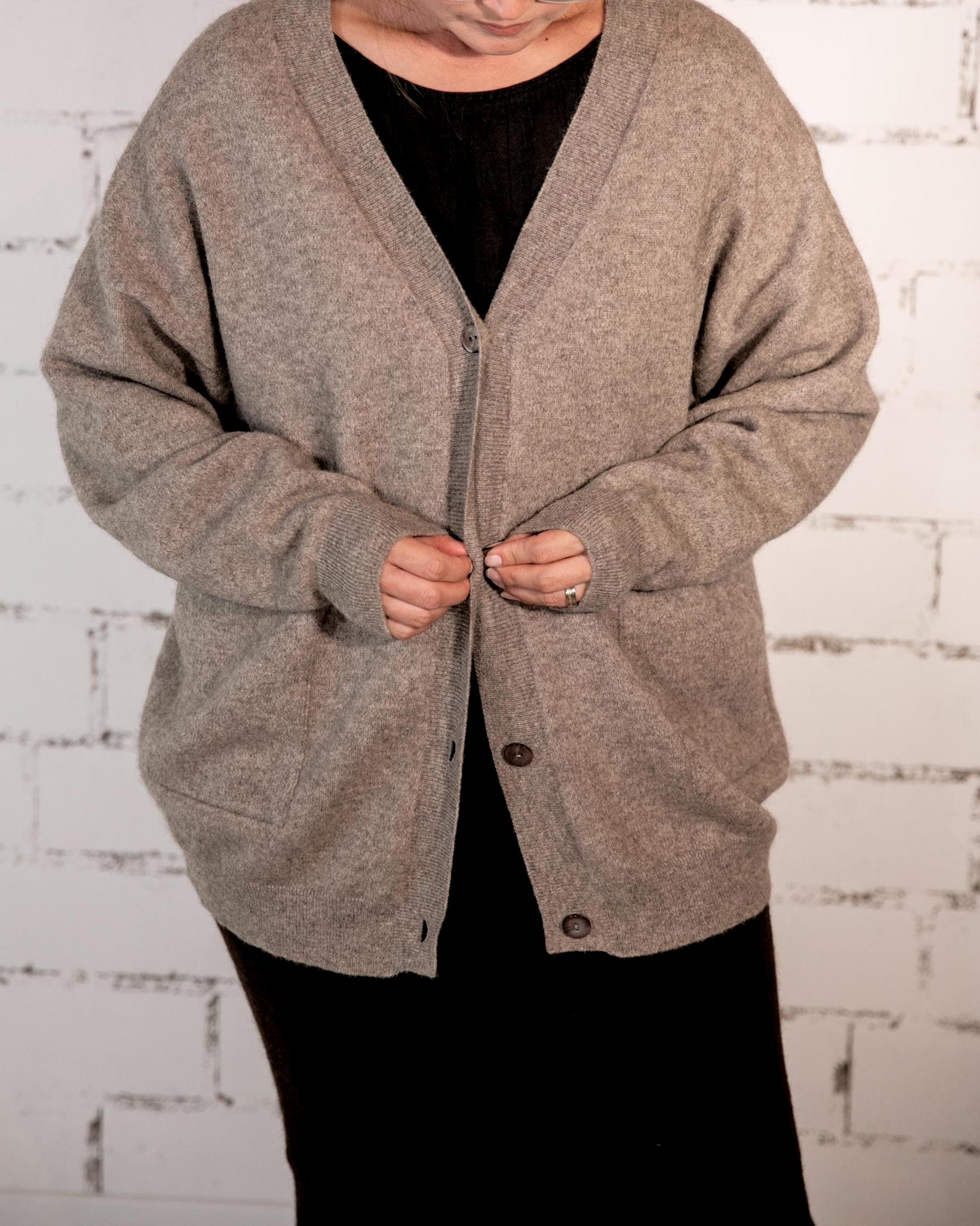 XXL Cardigan aus reiner Yakwolle - Bild 5